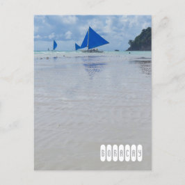 Paraw Sailing in Boracay Postkarte