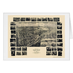 Parc de lac mountain, carte panoramique de DM -