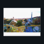 Parc Guell, Barcelona, Spanien Postkarte<br><div class="desc">Foto von Joanne Casey,  April 2014</div>