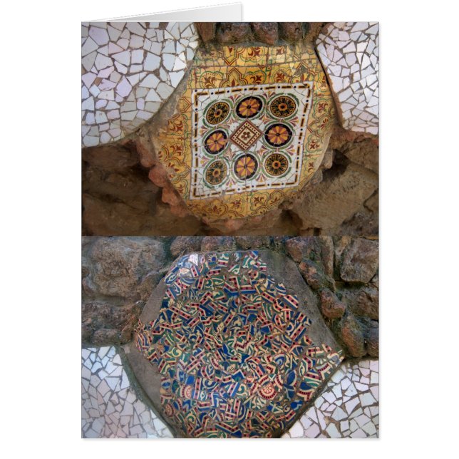 Parc Guell Regenbogen-Mosaik (Vorne)