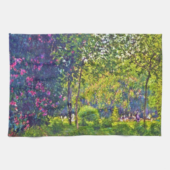 Parc Monceau Claude Monet Küchentuch (Horizontal)