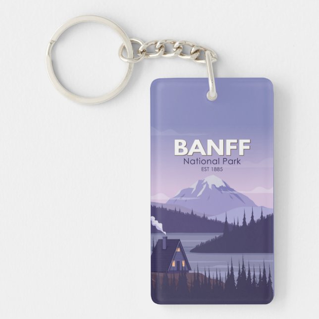 Parc national Banff Canada Vintage Voyage (Devant)