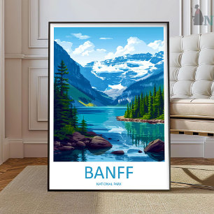 Parc national de Banff Impression de voyage Art mu