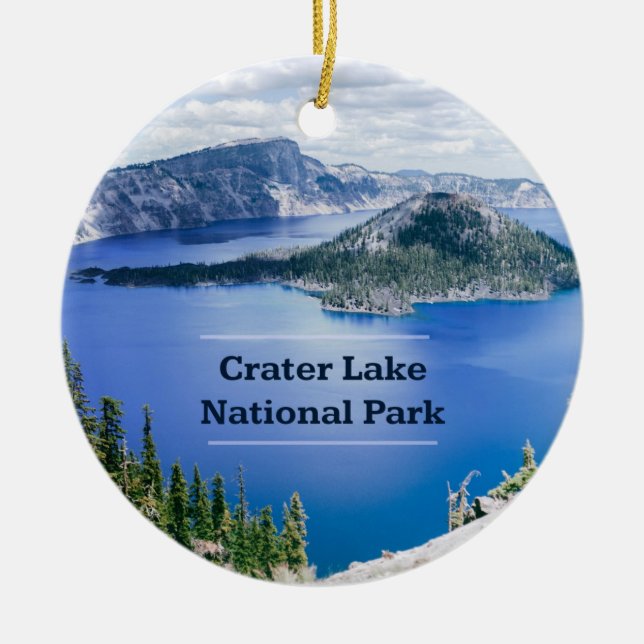 Parc national de Crater Lake Ornement d'arbre de N (Devant)