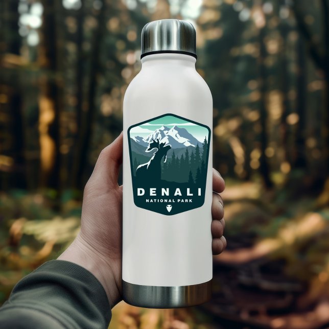 Parc national de Denali Alaska | Sticker Die-Cut (Denali National Park Sticker)