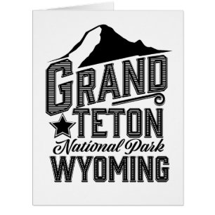 Parc national de Grand Teton, Wyoming Affiche vint
