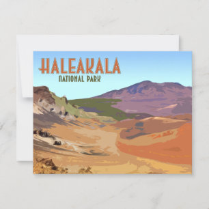 Parc national de Haleakala Maui Hawaii Cartes plat