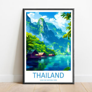 Parc national de Khao Sok Impression d'art mural K
