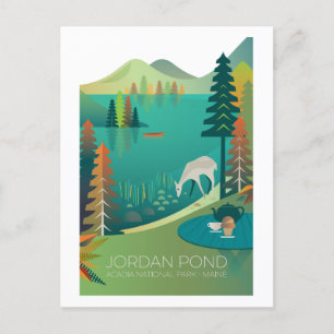 Parc national de l'Acadie, Carte postale Jordan Po