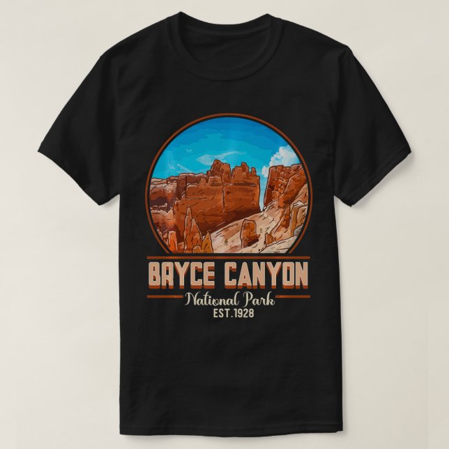 Parc national de l'Utah Tshirt Bryce Canyon Nation (Design devant)