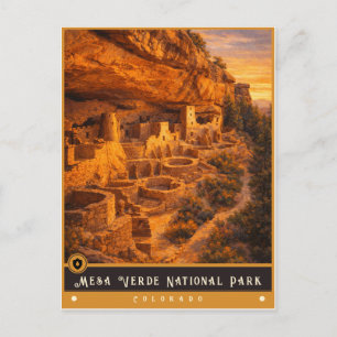 Parc national de Mesa Verde   Carte postale ancien