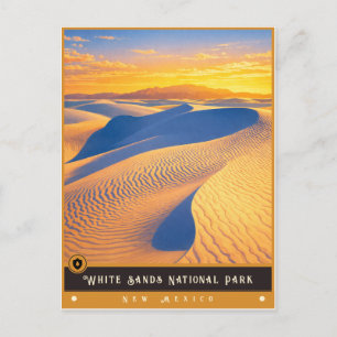 Parc national de White Sands Carte postale ancie