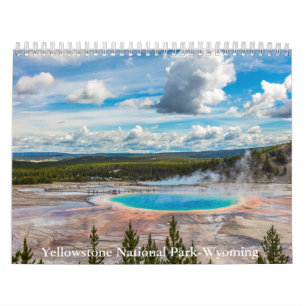 Parc national de Yellowstone - Calendrier du Wyomi