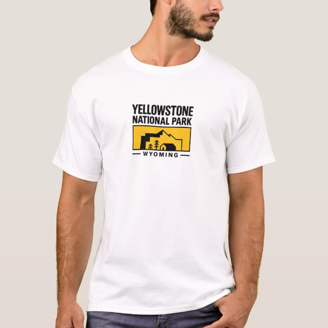 Parc national de Yellowstone, T-shirt souvenir (Devant)