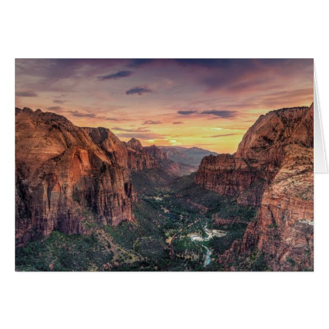 Parc national de Zion Canyon (Devant horizontal)