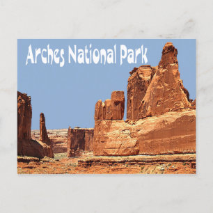 Parc national des Arches, carte postale Moab Utah