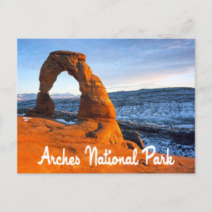 Parc national des Arches, carte postale Moab Utah