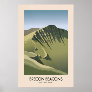 Parc national des Brecon Beacons Affiche de voyage