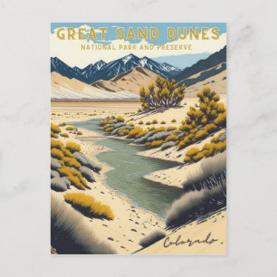 Parc national des Great Sand Dunes, Colorado Carte