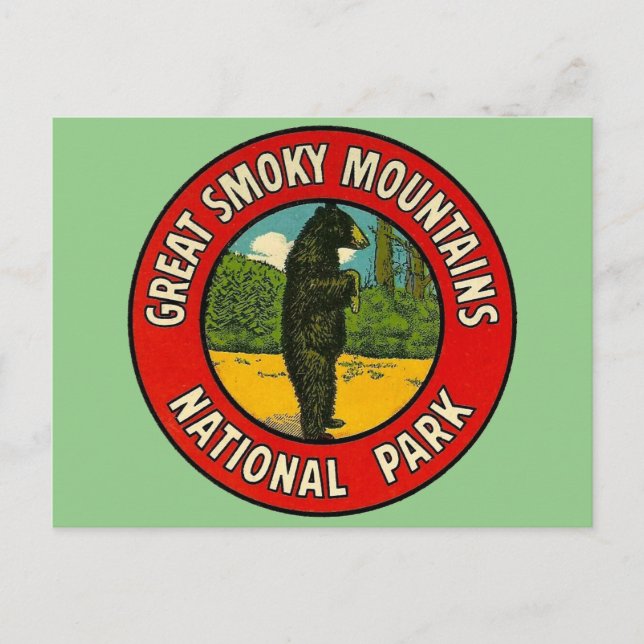 Parc national des Great Smoky Mountains - Carte po (Devant)