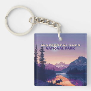 Parc national des Lacs-Waterton Canada Carte Alber