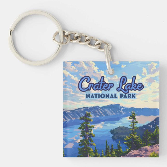 Parc national du lac Crater Oregon Retro (Devant)