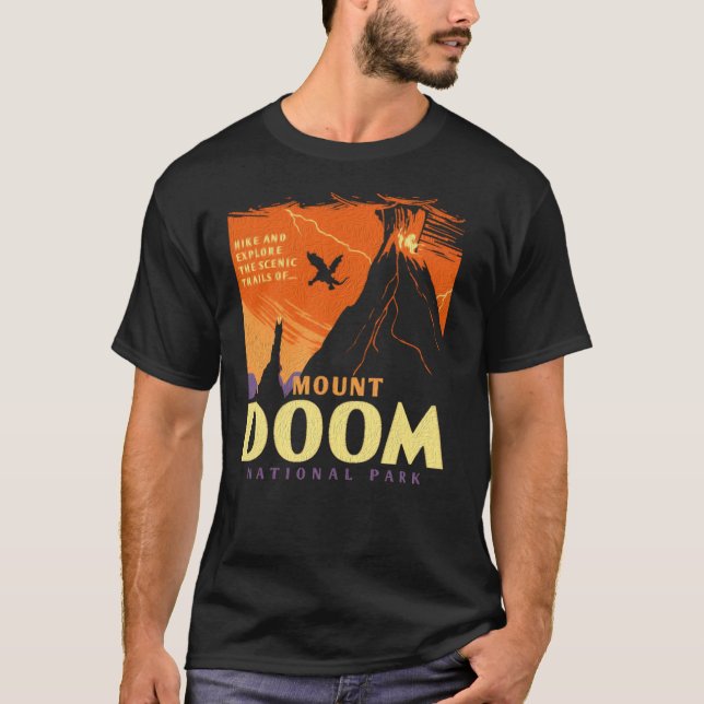 PARC NATIONAL DU MONT DOOM T-shirt classique (Devant)