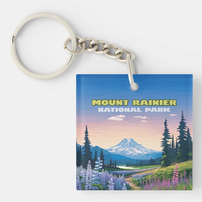 Parc national du Mont Rainier Washington Retro (Devant)