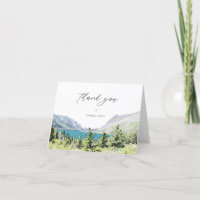 PARC NATIONAL GLACIER Aquarelle Forêt Merci