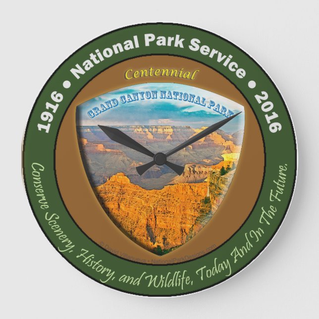 Parc national Horloge centenaire Grand Canyon (Recto)
