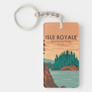 Parc national Isle Royale Michigan Vintage