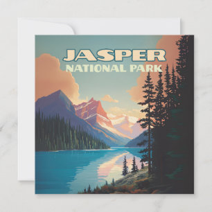 Parc national Jasper Carte des Rocheuses Alberta C