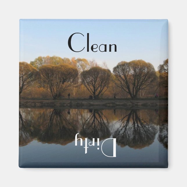 Parc national Nettoyer Lave-vaisselle sale Magnet (Devant)
