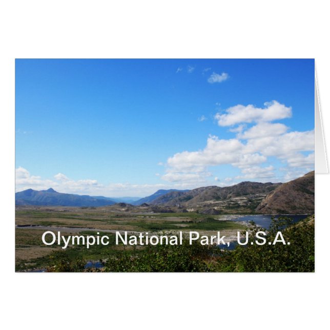 Parc National Olympique, États-Unis Beau paysage (Devant horizontal)