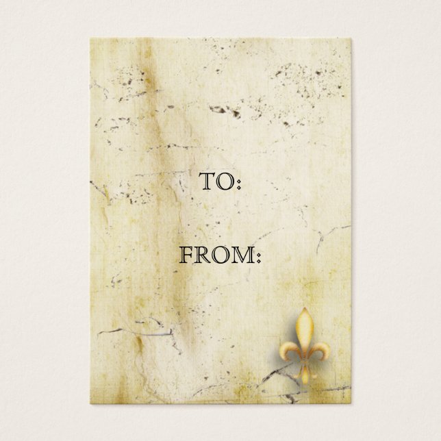 Parchemin Fleur-de-Lys (Devant)