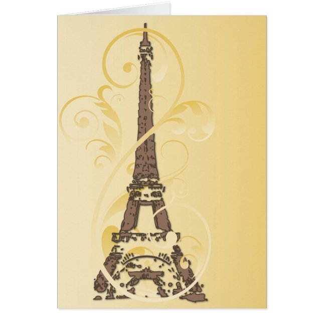 Parchemins et tour Eiffel (Devant)