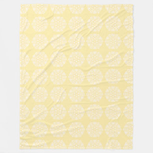 Parchment Mandala Fleecedecke