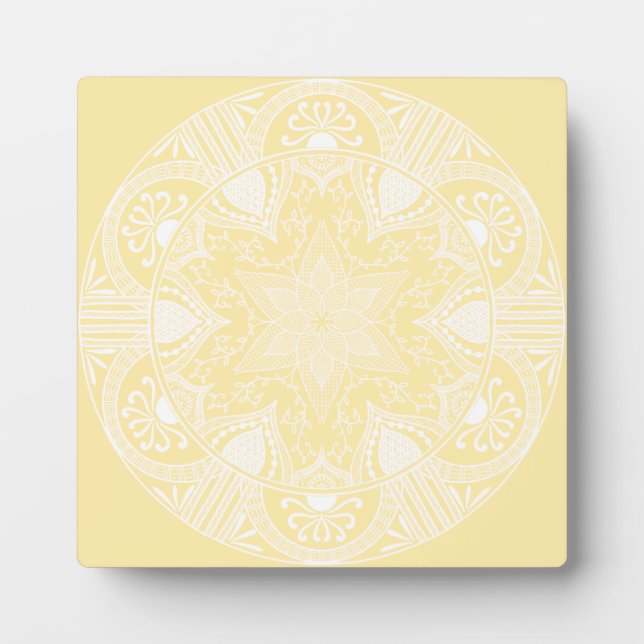 Parchment Mandala Fotoplatte (Vorderseite)