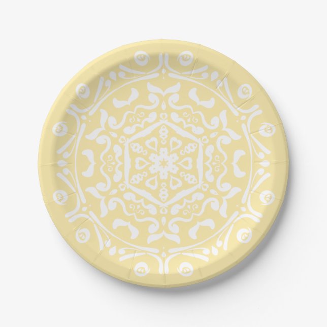 Parchment Mandala Pappteller (Vorderseite)