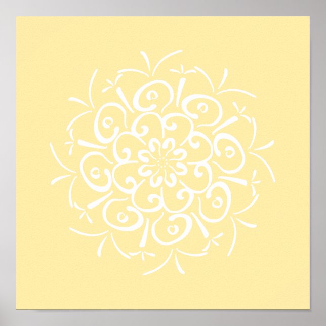 Parchment Mandala Poster (Vorne)
