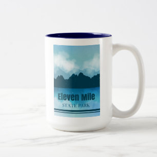 Parco delle camelie Locarno Staat Zweifarbige Tasse