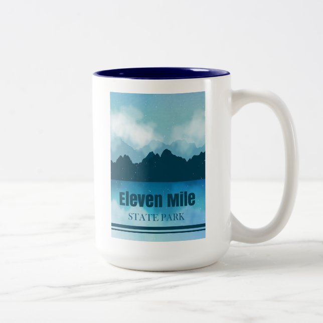 Parco delle camelie Locarno Staat Zweifarbige Tasse (Rechts)