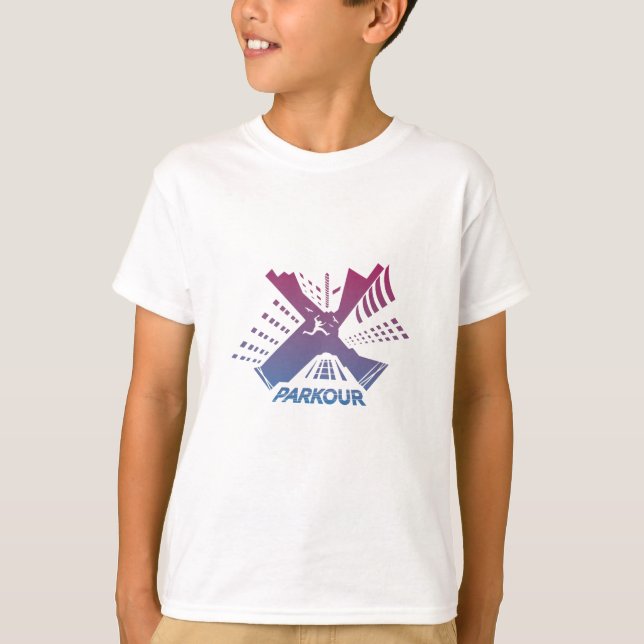Parcour, Parkour, Akrobatik, Freeruning T-Shirt (Vorderseite)
