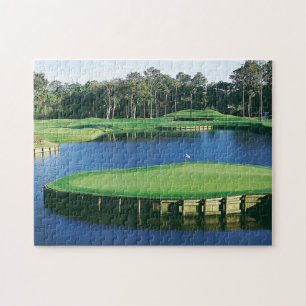 Parcours de golf puzzle paysage
