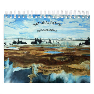 PARCS NATIONAUX COULEURS D'EAU 2025 CALENDRIER