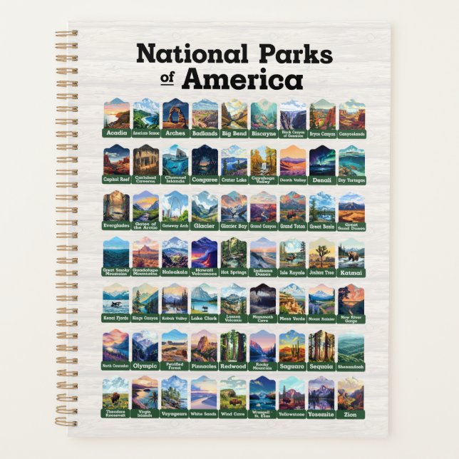 Parcs nationaux des États-Unis d'Amérique USA (Devant)
