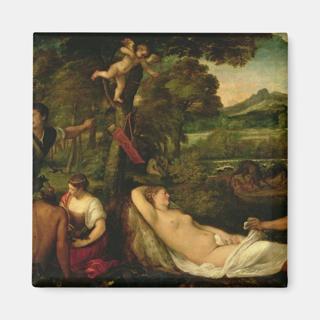 Pardo Venus oder Jupiter und Antiope Magnet (Vorne)