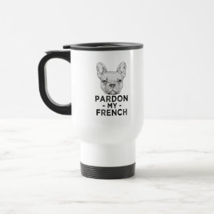 Pardon drôle ma tasse de café de bouledogue