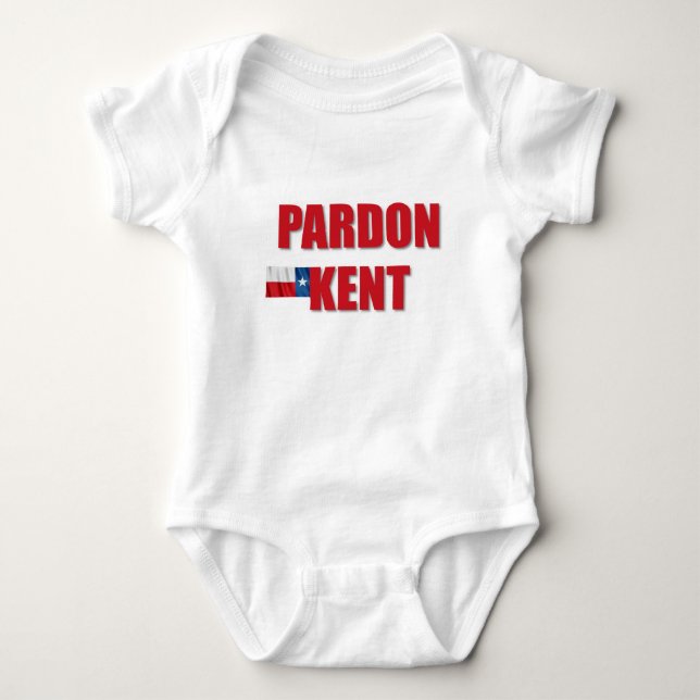 Pardon Kent Baby Strampler (Vorderseite)