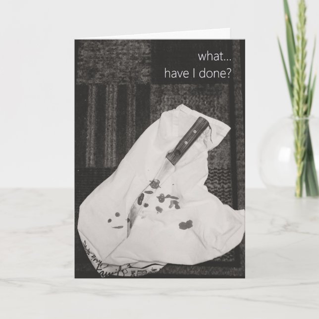 Pardonnez-moi la carte de voeux (Devant)